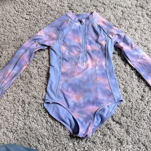Athleta Girl one piece/rash guard. Only worn twice